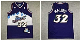 Jazz 32 Karl Malone Purple Hardwood Classics Jersey,baseball caps,new era cap wholesale,wholesale hats